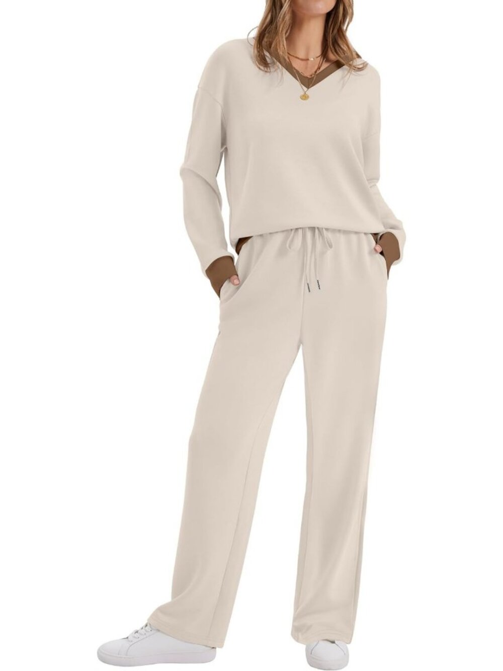 Cozy Women's 2-Piece Matching Lounge Set | Comfy Sweatsuit for Fall Outfits